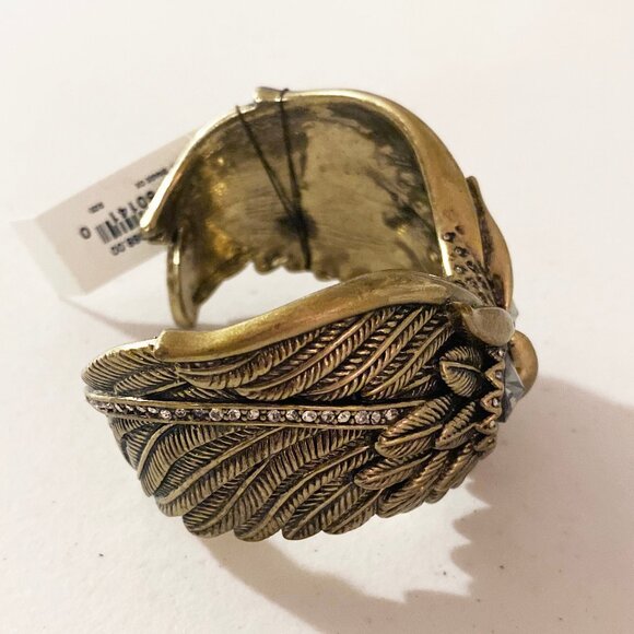 Fossil Glam Owl Cuff - Picture 5 of 7